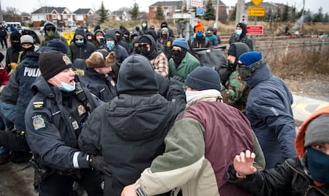 This caused a bit of a stir with the police.