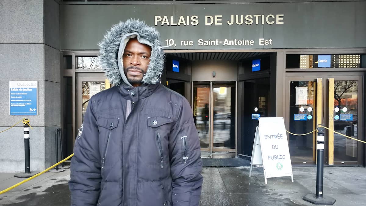 Fin de la récréation pour Amalega Bitondo qui comparait masqué