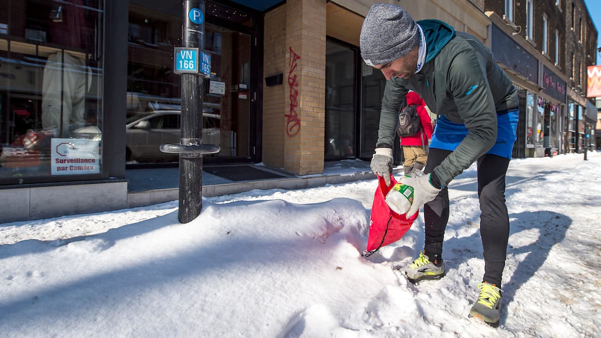 12 rues, 140 km et 123 sacs de déchets en un an