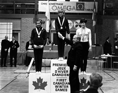 On February 11, 1967, Quebec City hosted the first Canadian Winter Games and then Prime Minister Lester B. Pearson was visiting Quebec.