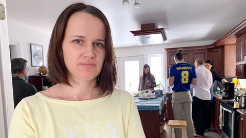 Oksana Malenko, ucraniana que vive en Levis