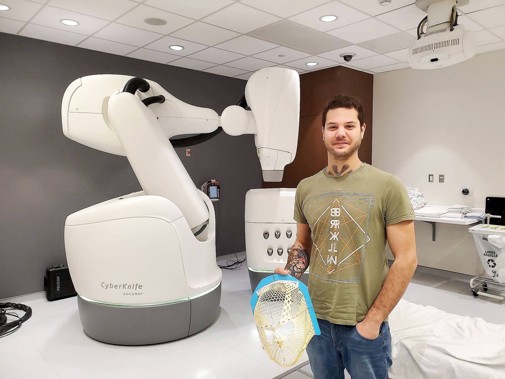 Jimmy Turcotte a d’abord testé la radiothérapie locale pour son œil atteint avant de savoir qu’il avait des métastases au foie.