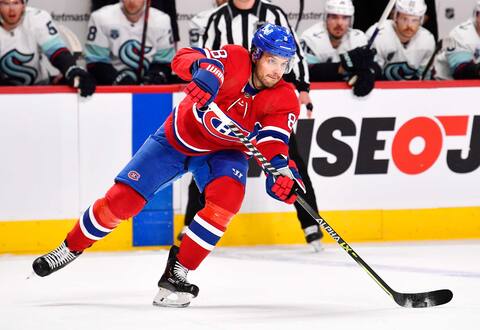 Ben Chiarot played his last game at the Bell Center in a Canadiens uniform on Saturday night when the Seattle Kraken played.