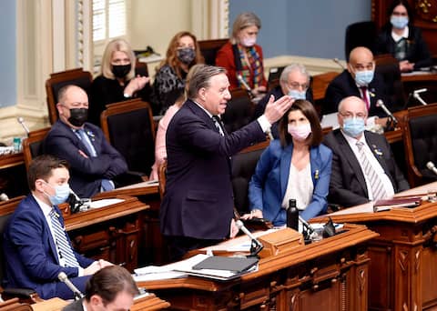 As many as 125 deputies are expected to return to parliament on Tuesday. In the photo, Prime Minister Franకోois Legalt.