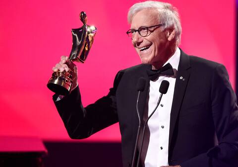 The host has won numerous career awards.