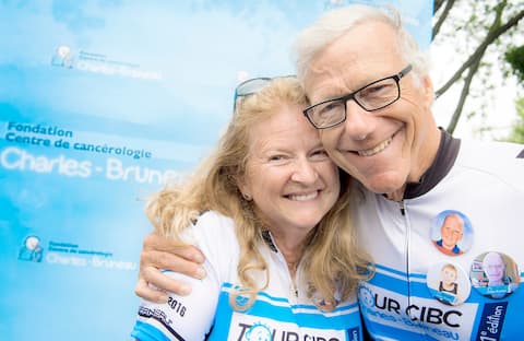 Ginette and Pierre have devoted part of their lives to the Charles-Bruneau Foundation.