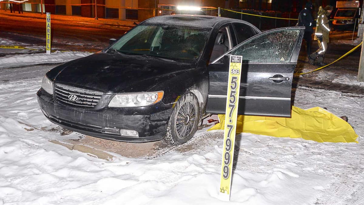 Du sang de la victime dans le véhicule de l’accusé