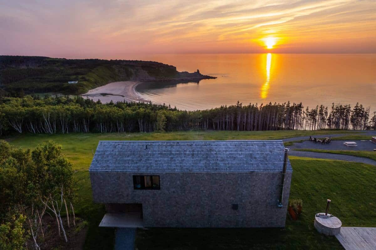 Un chalet avec jacuzzi et vue sur la mer à louer 