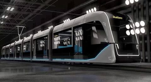 This picture was taken from a new promotional video for a tramway project released by Quebec City on Monday.