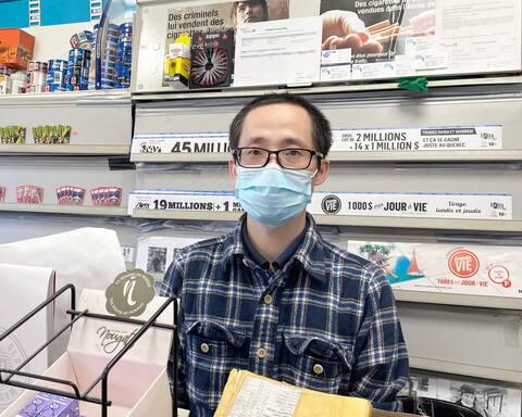 Ling, a grocery store owner on Ontario Street in Montreal, decided to display in his window the faces of the thieves who broke out in his business.