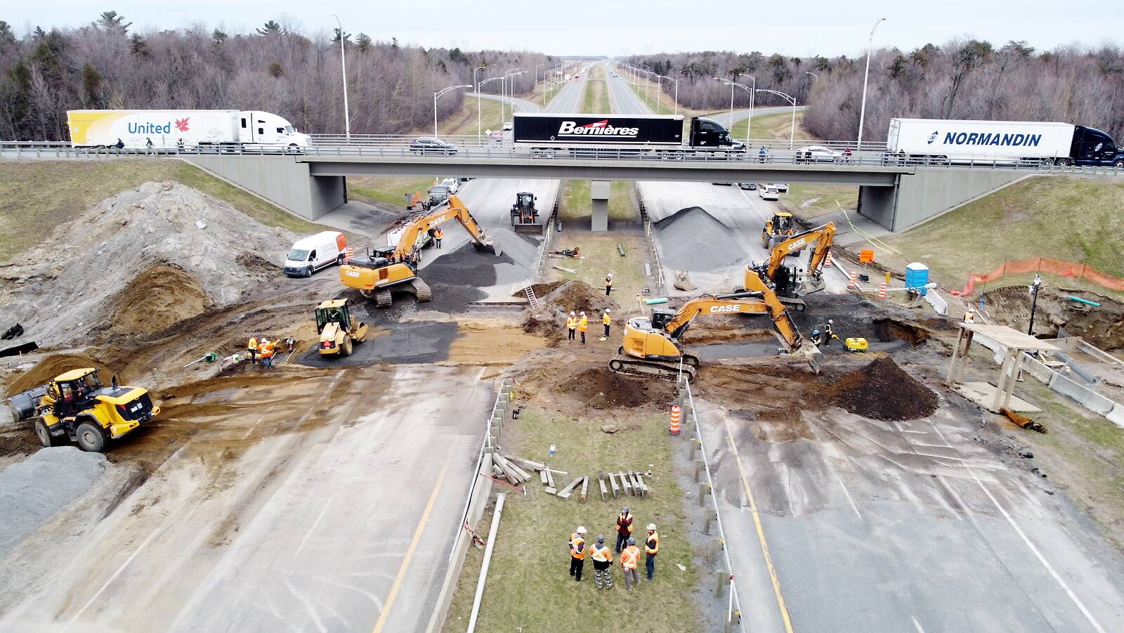 Drummondville l’autoroute 20 rouvre dans les deux directions JDM