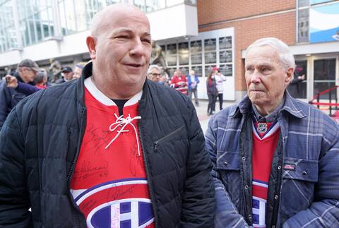 Sylvain and Marcel Savage wanted to be at the Bell Center this Sunday