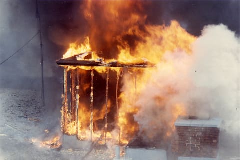 Fire at the Soviet Embassy