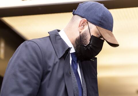 The accused, Emmanuel Sarbono, appeared in Montreal court yesterday.