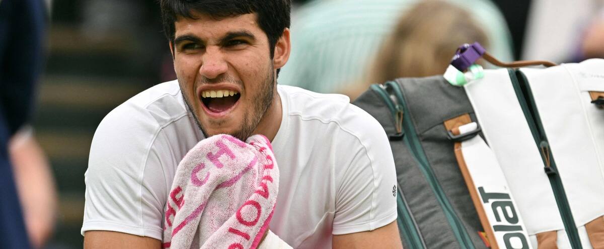 Wimbledon : Alcaraz bousculé, mais qualifié pour les 8es de finale