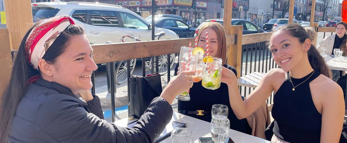 Parcs et terrasses assiégés!