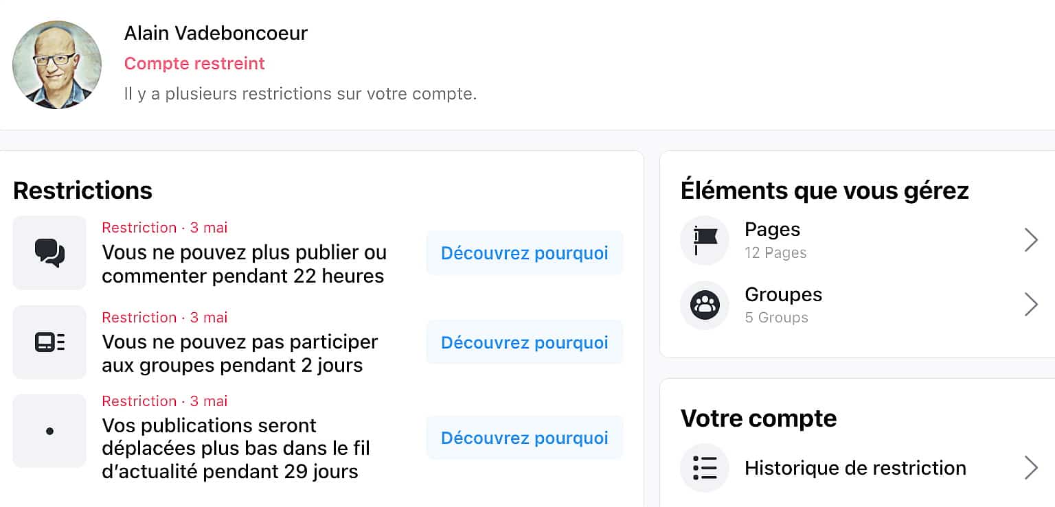 Facebook censure des informations scientifiques | JDQ