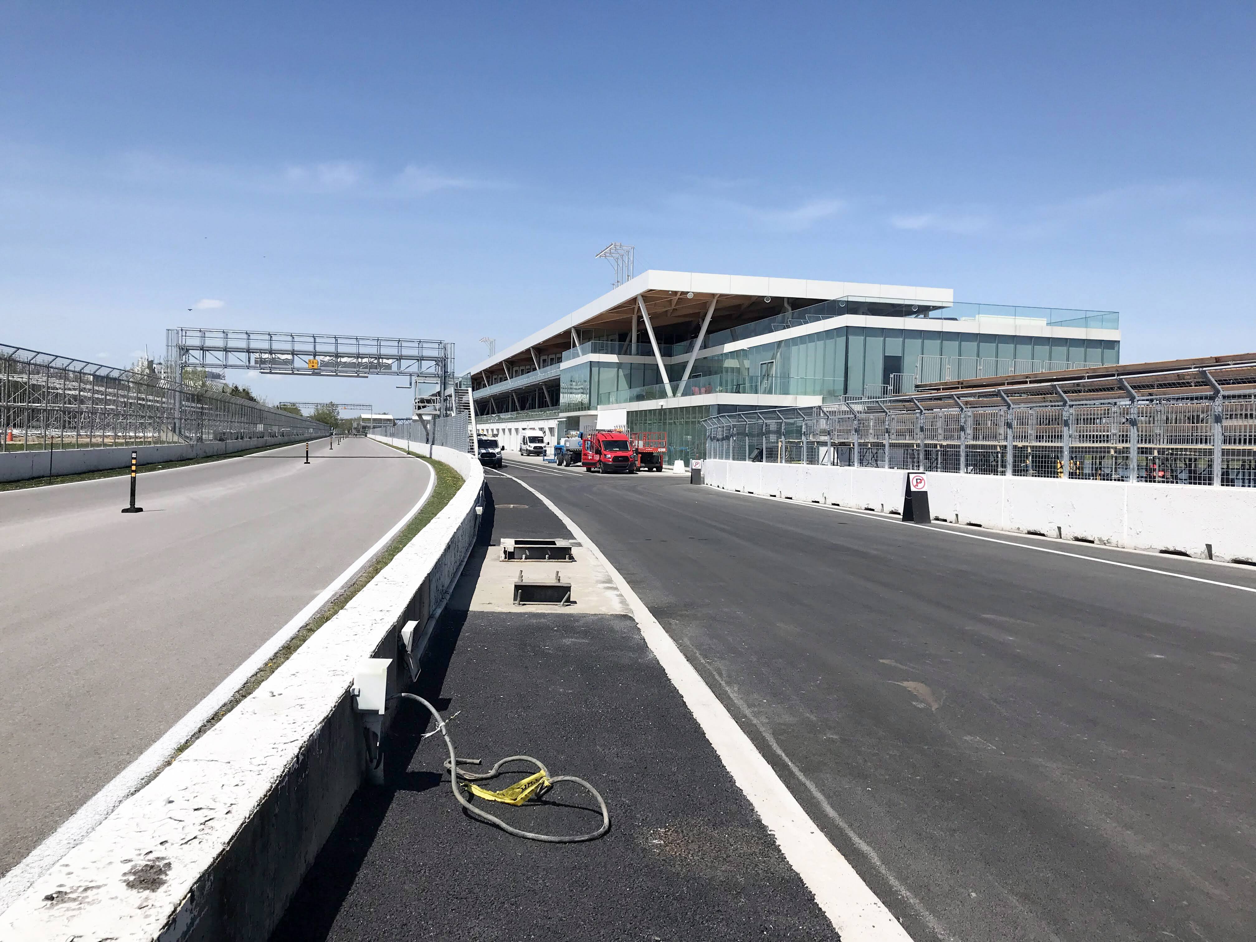 Circuit Gilles-Villeneuve: les paddocks neufs prennent l&rsquo;eau