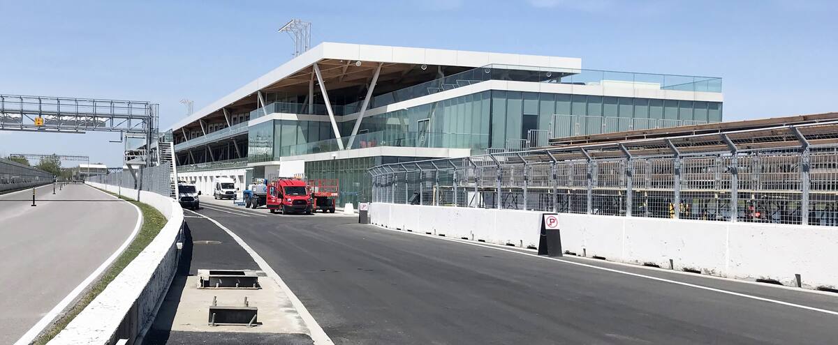 Circuit Gilles-Villeneuve: les paddocks neufs prennent l’eau
