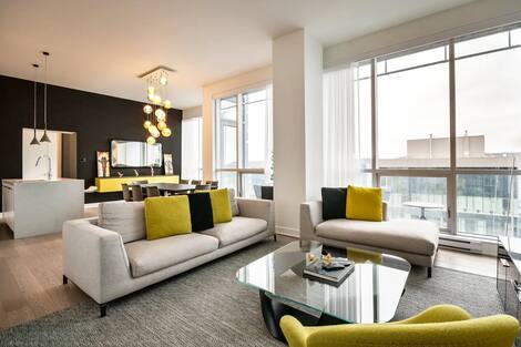 Louis Cleroux This $1.4 million condo in the Tour des Canadiens, in Montreal, belongs to Louis Cléroux, founder of the cryptocurrency company Timechain. The property is subject to an AMF blocking order.