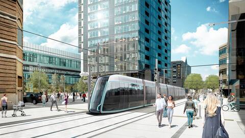 Le projet de tramway, à Québec.