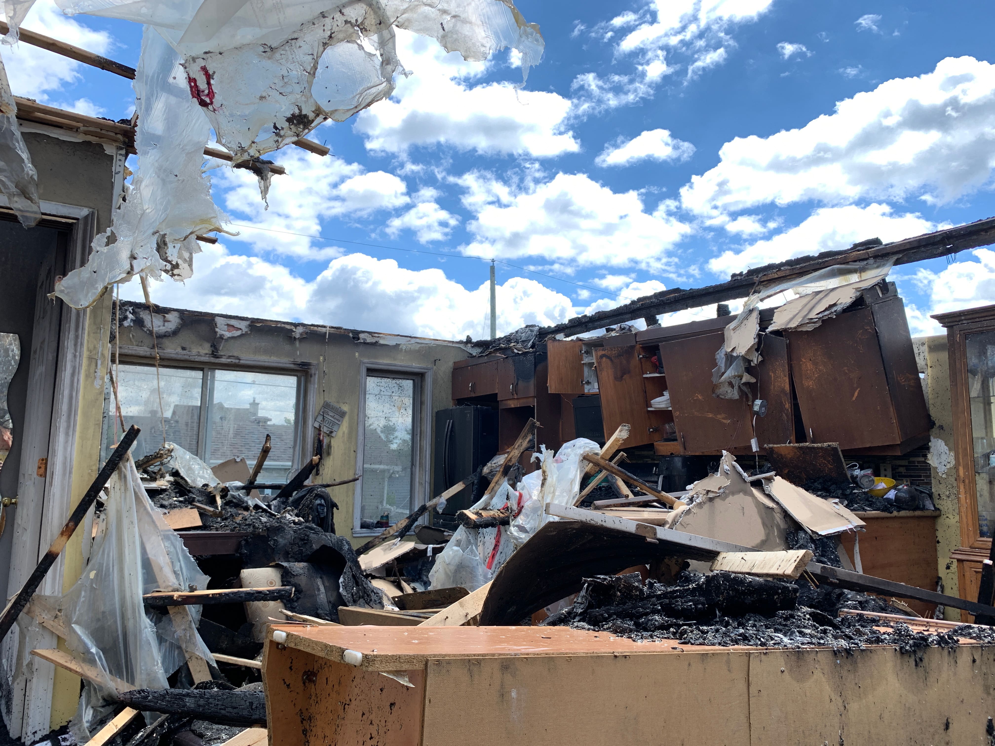 Orage violent: la foudre jette des familles &agrave; la rue