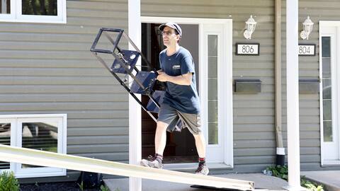 Une scène croquée à Lac-Beauport.