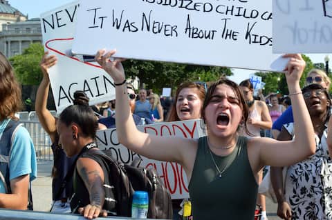 US - Protests - Connect - Across the country - In - Awakening - From - Supreme Court - DEC