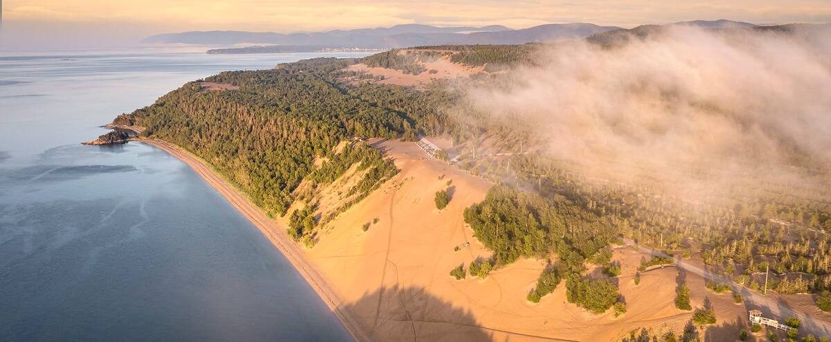 Des collines de sable à Tadoussac