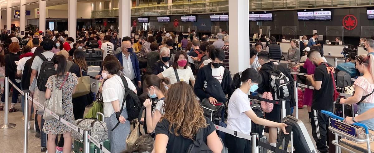 Le chaos à l'aéroport Montréal-Trudeau