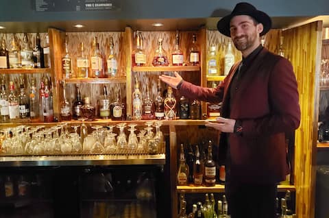 Olivier Ménard, Cohen's owner, is a bar in Saint-Jean that he describes as mysterious.