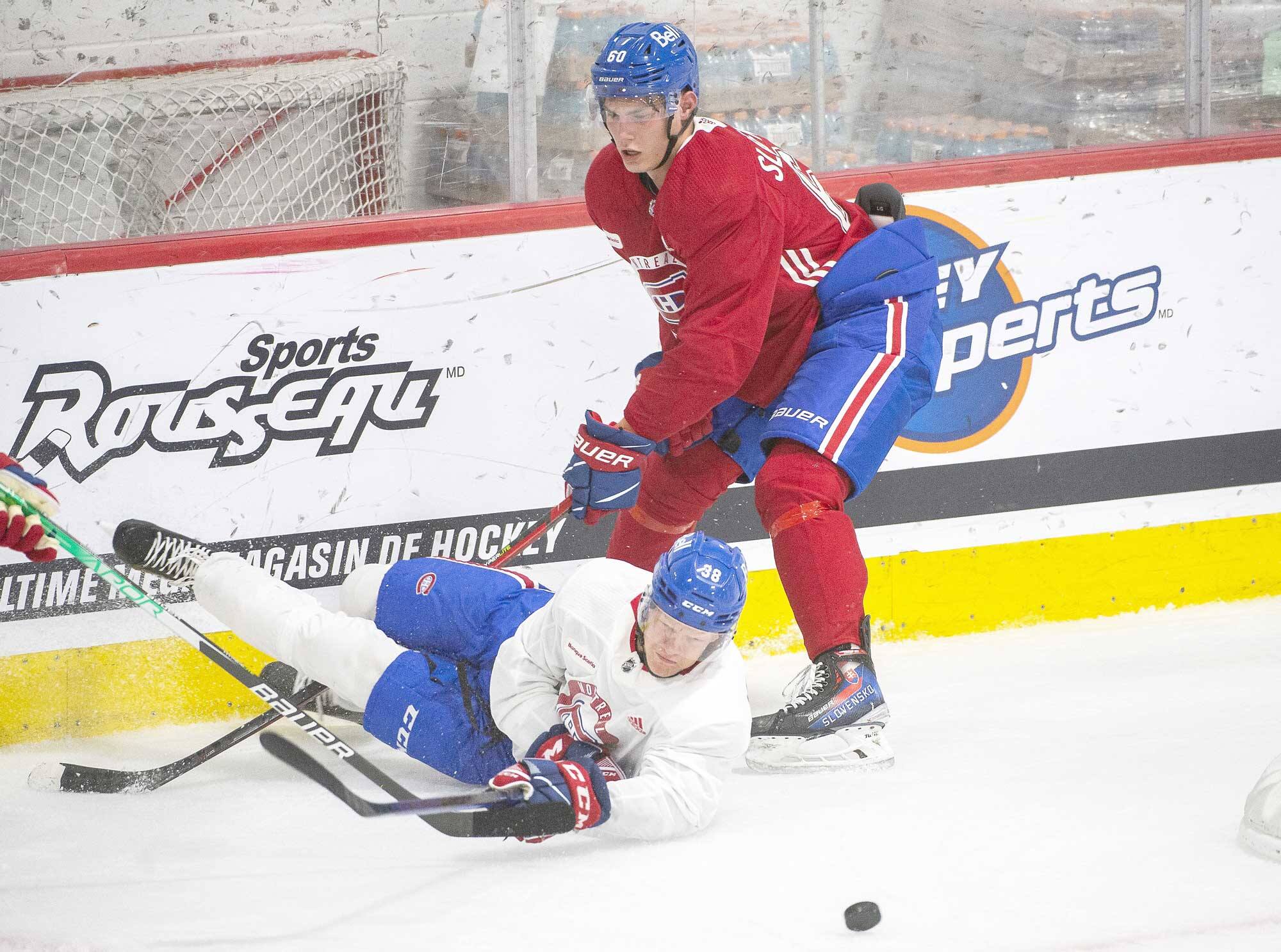 Juraj Slafkovsky: &laquo;Je veux tout d&eacute;truire ici&raquo;