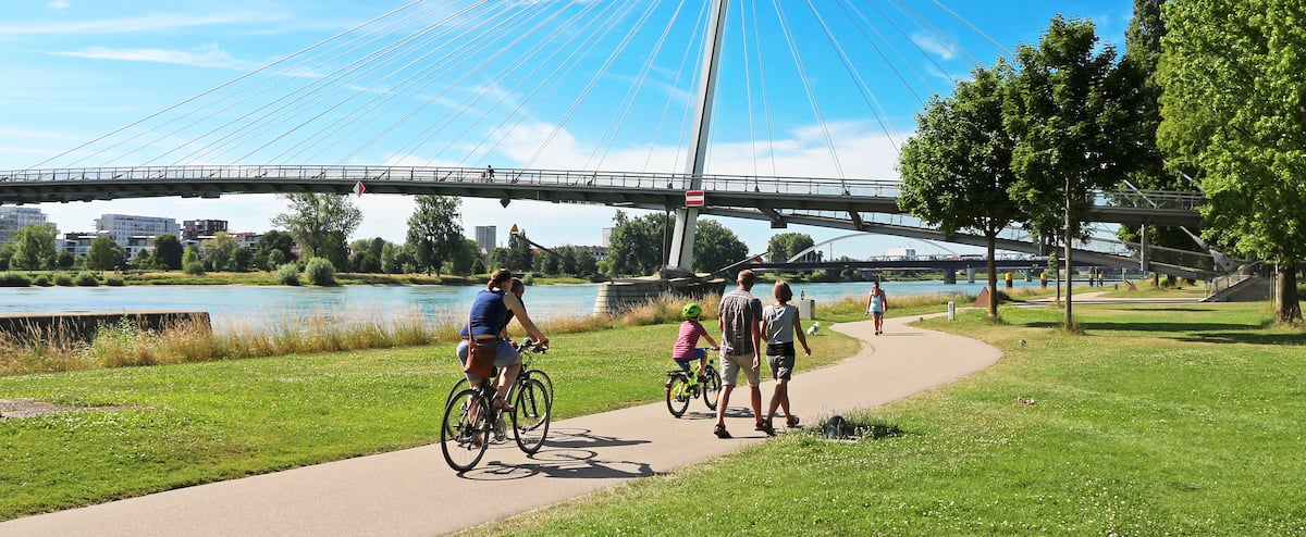 Voies cyclables à partager