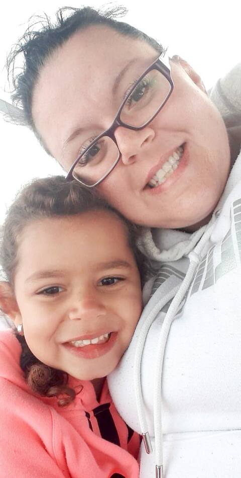 Melanie Gebauer and her 7-year-old daughter attended the camp.