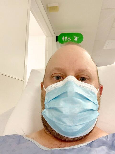 Charles was found in his hospital bed after the incident.