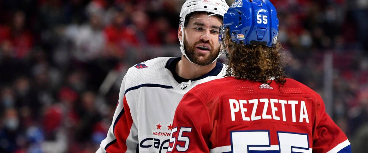 Michael Pezzetta suspendu deux matchs pour son coup à la tête de T.J. Oshie