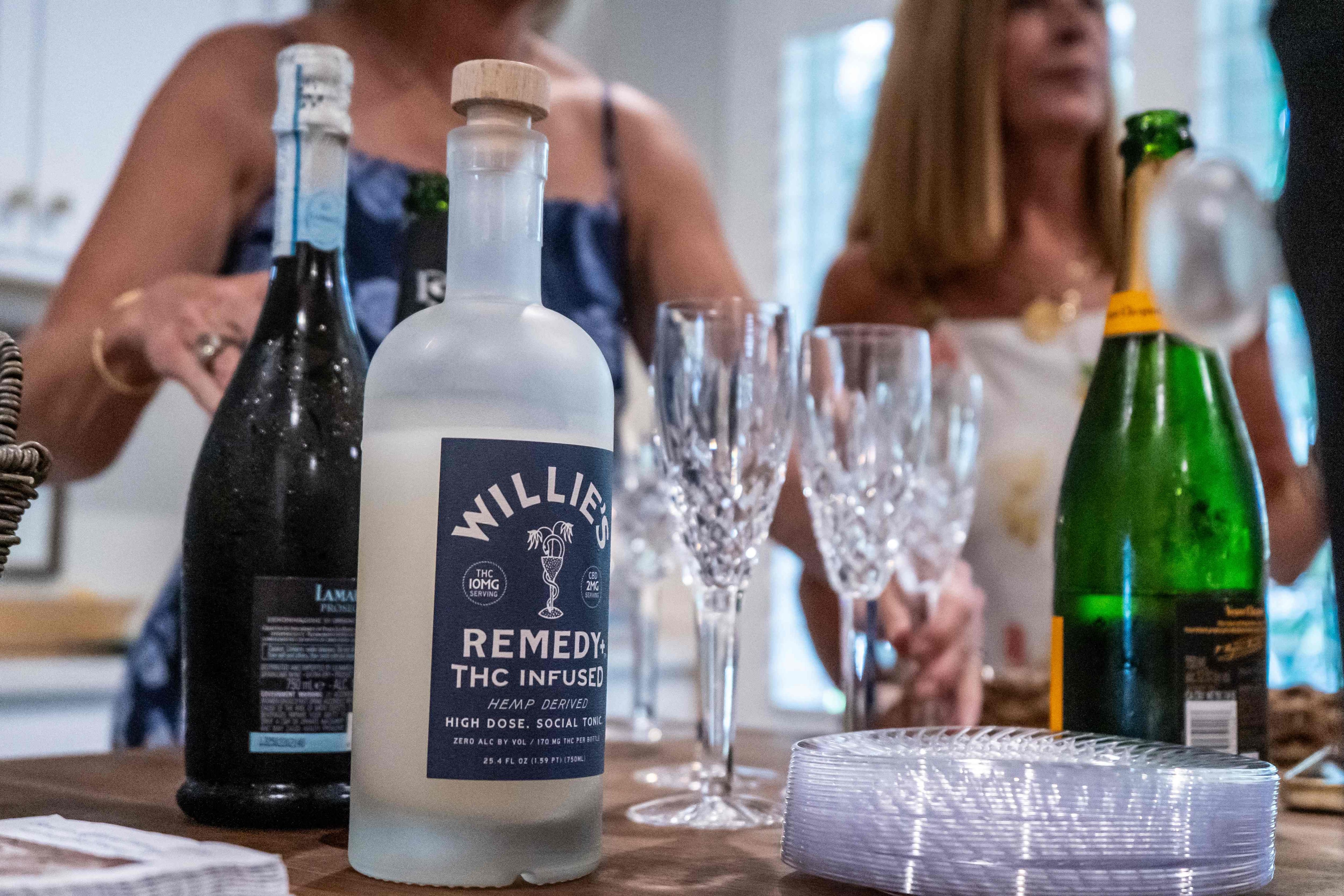 In the United States, cannabis drinks increasingly popular