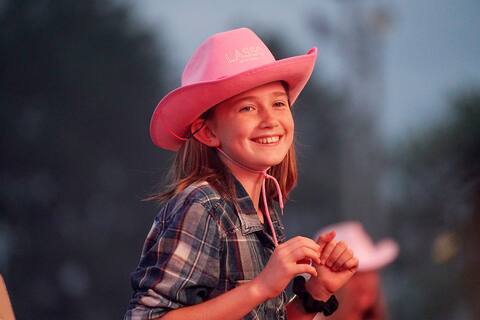 Une jeune fan de Old Dominion était présente vendredi soir.