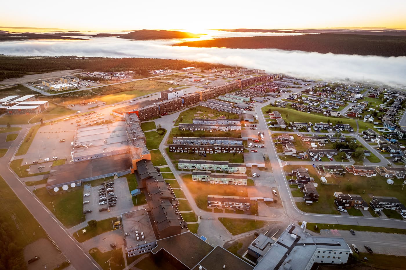 Fermont et son mur protecteur | Le Journal de Montréal