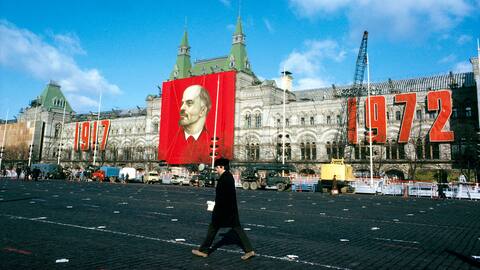 Scène du center-ville de Moscou in September 1972.