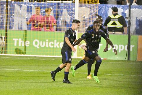 C'est la frénésie dans le camp du CF Montréal après le but égalisateur marqué par Zachary Brault-Guillard in les arrêts de jeu en fin de rencontre.