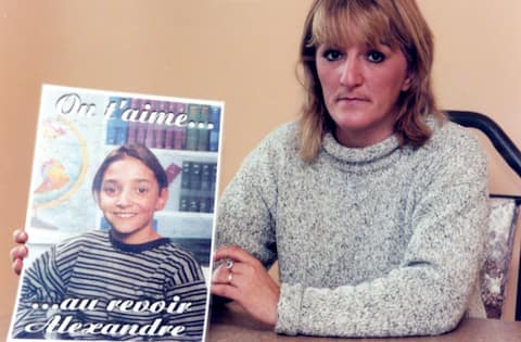 During the trial, all eyes were on Alexandre Livernoch's mother, Sylvie Girard.