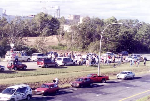 The case shocked the entire population of Quebec. The public went to the sand pit where the body of the deceased was found.