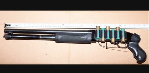 One of the weapons seized was in a cache accessible to the accused.