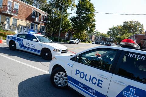 Police security was placed around the house where the murder took place.