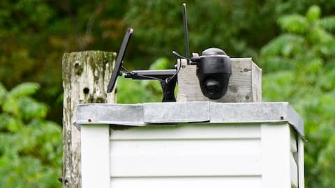 RCMP officers arrived after several steps by Mr. LaBelle to install the two cameras.