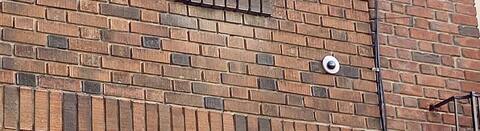 One of the many security cameras installed around.