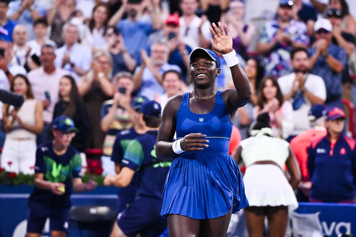 Le r&ecirc;ve continue pour Victoria Mboko