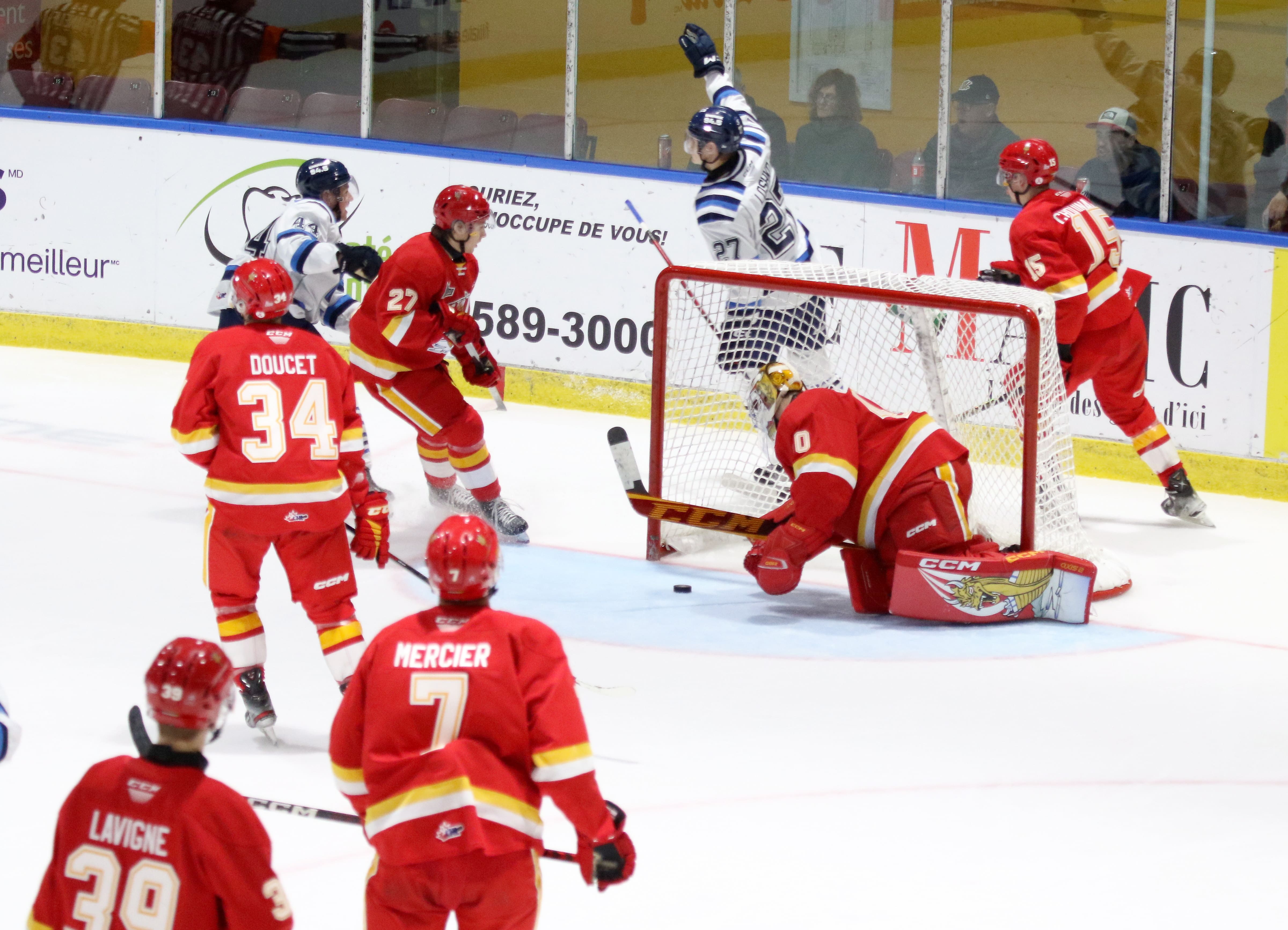 Les Saguenéens remportent un match serré à TVA Sports