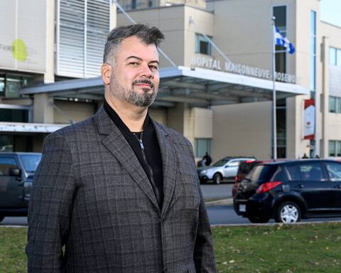 Denis Cloutier, president of the local nurses' union at Maisonneuve-Rosemont Hospital